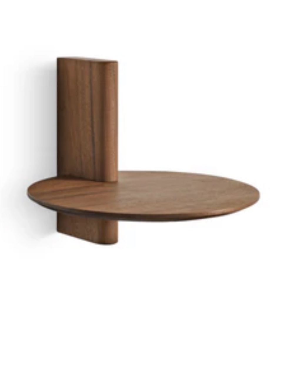 Sidekick Wall Shelf in Walnut Finish — Minimal Floating Display - Picture 2 of 2